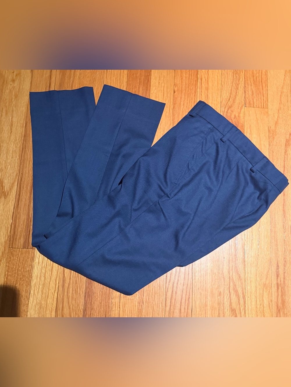 Laure Ralph Lauren boys 12R  Royal Blue Dress Pants. Adjustable waist